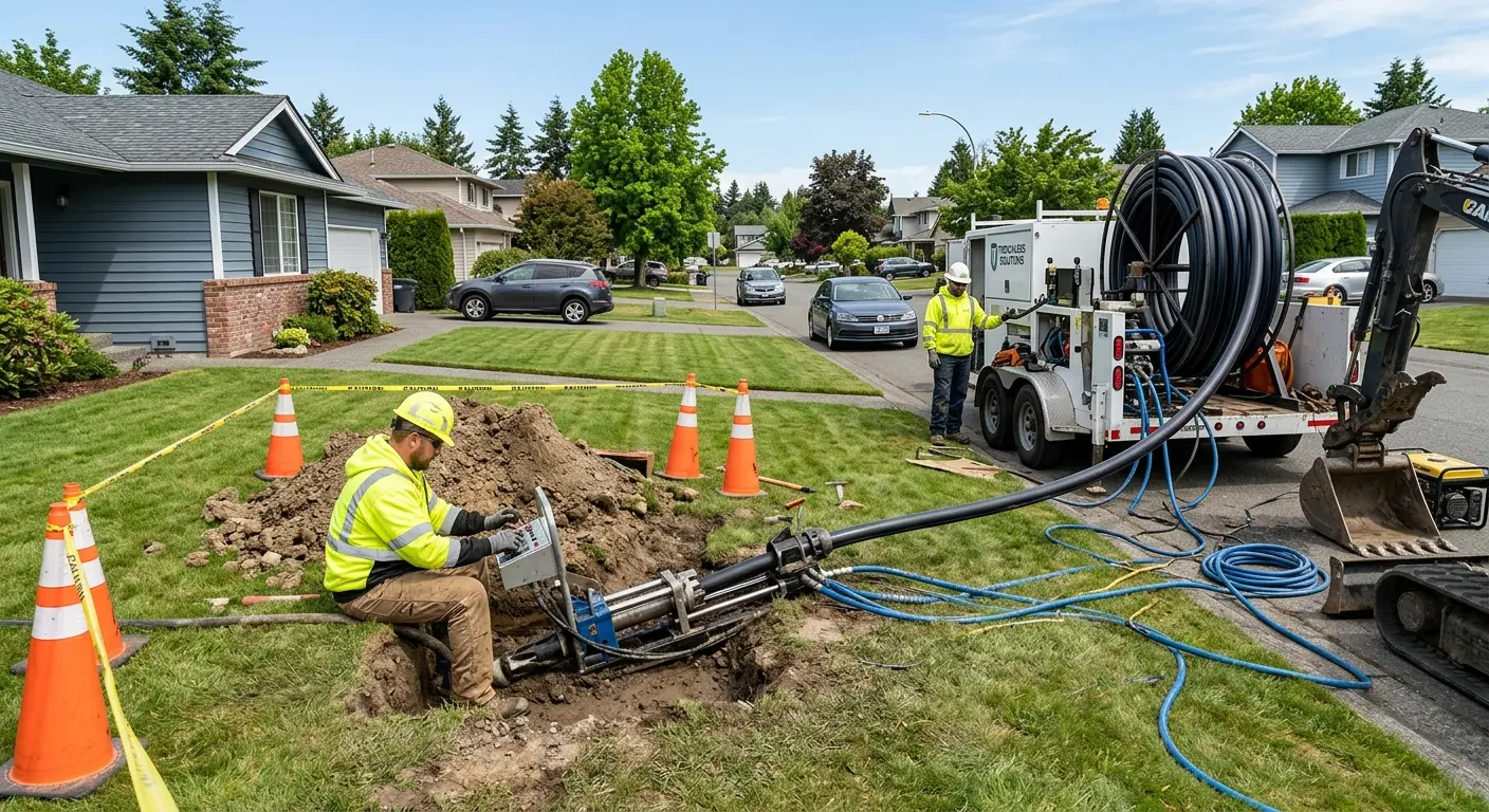 Trenchless Sewer Repair in Glassmanor, MD